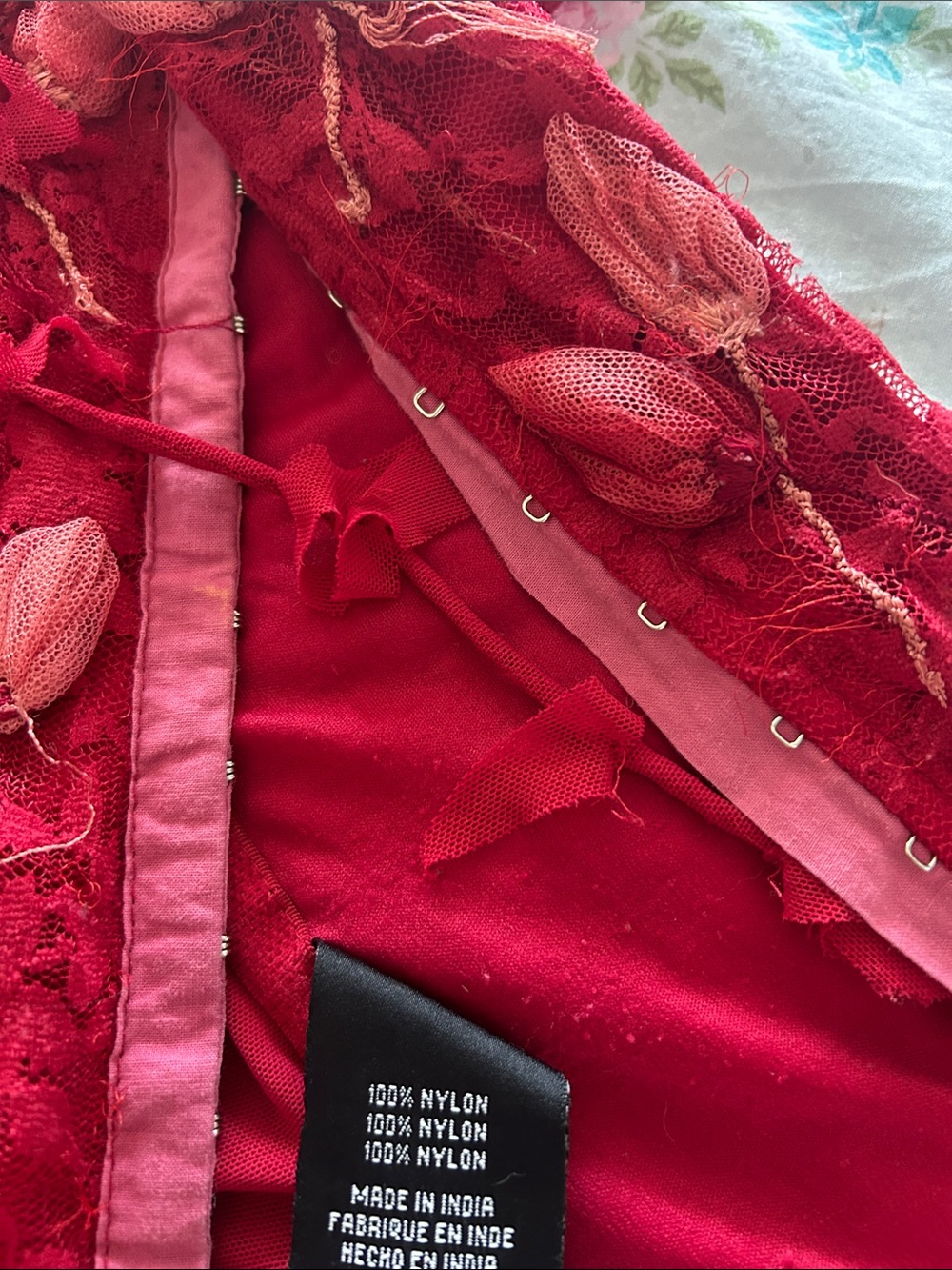 Archival Rare Bebe Floral Corset - Picture 5 of 8